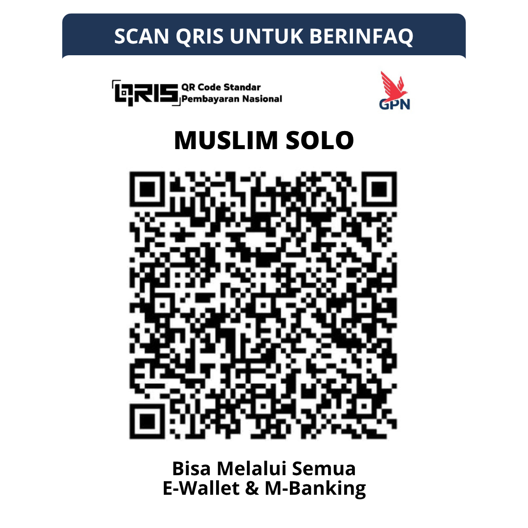 Kode QRIS untuk donasi kepada Muslim Solo